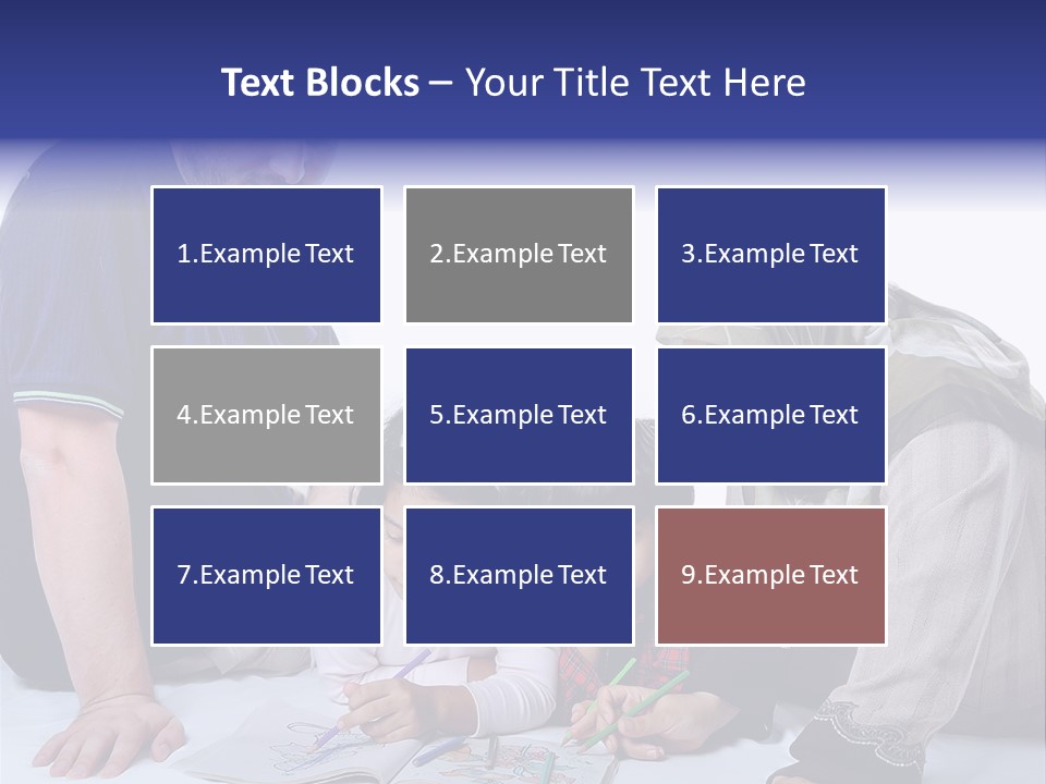 Mother Girl Creativity PowerPoint Template