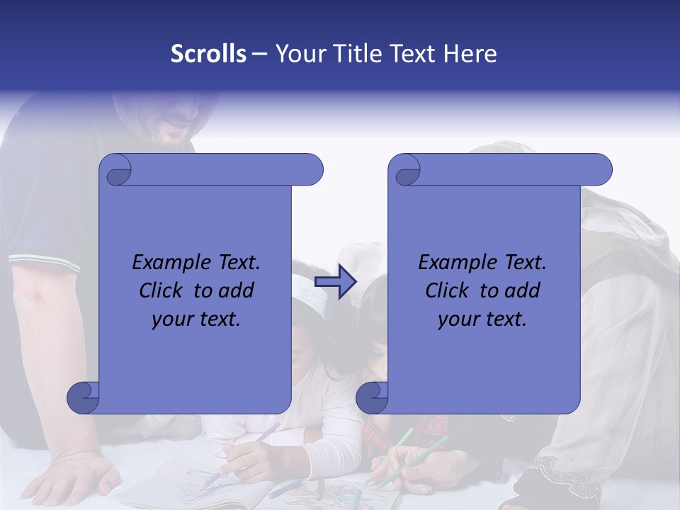 Mother Girl Creativity PowerPoint Template