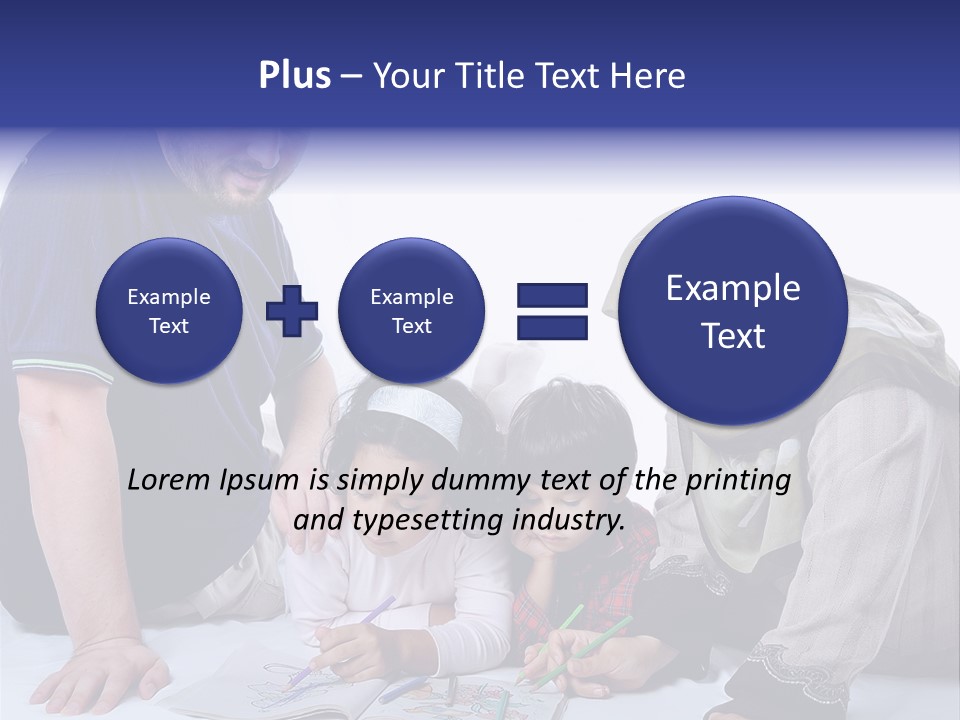 Mother Girl Creativity PowerPoint Template