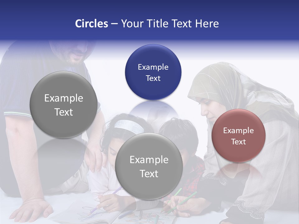 Mother Girl Creativity PowerPoint Template