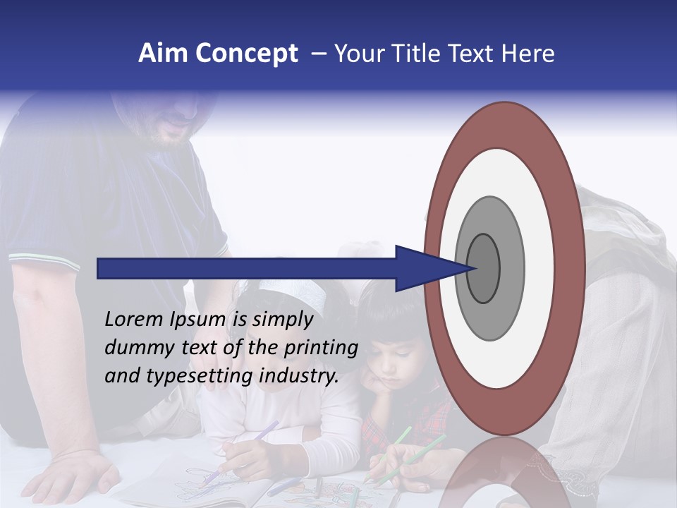 Mother Girl Creativity PowerPoint Template