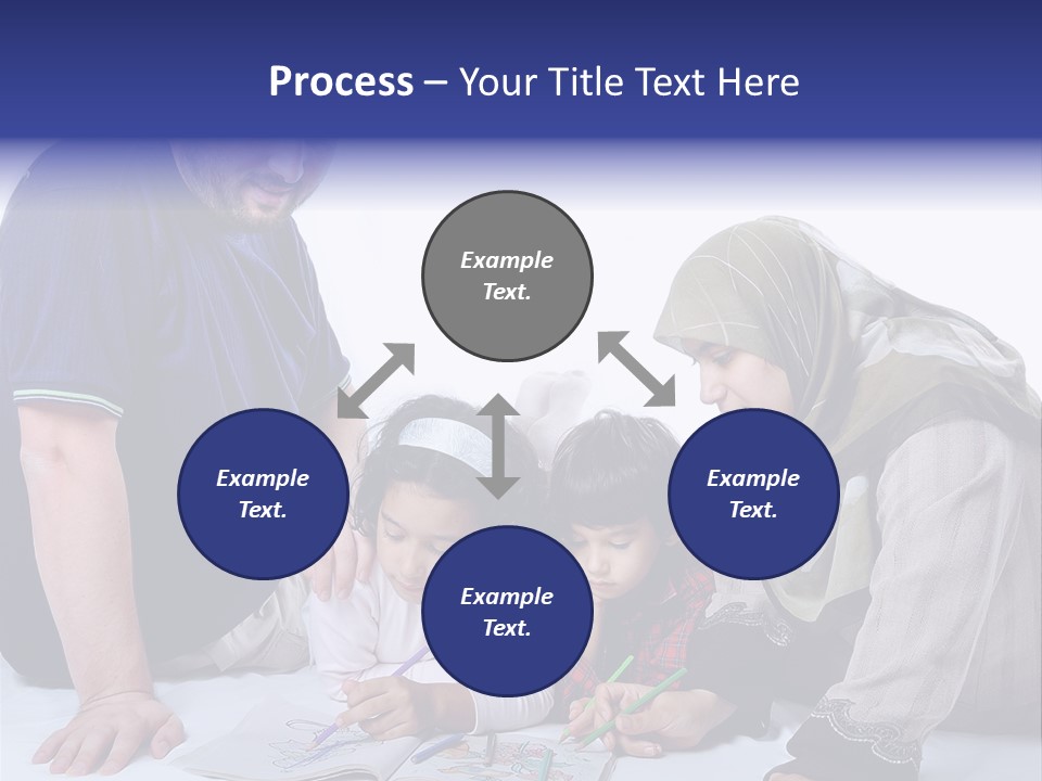 Mother Girl Creativity PowerPoint Template