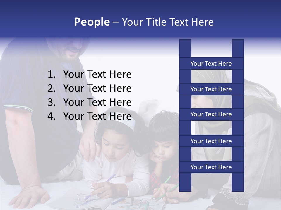 Mother Girl Creativity PowerPoint Template