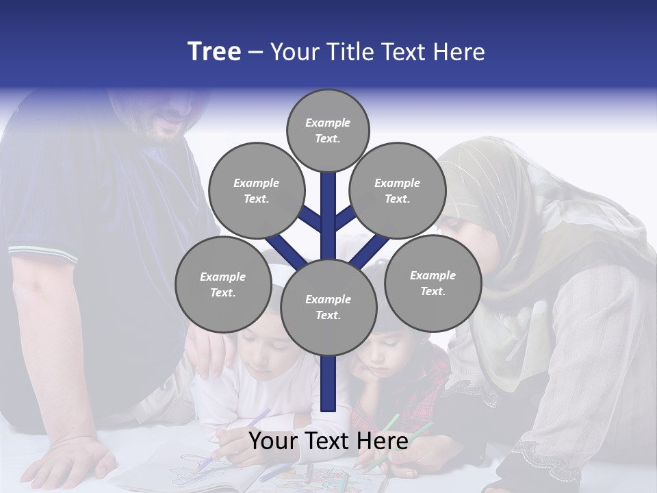 Mother Girl Creativity PowerPoint Template