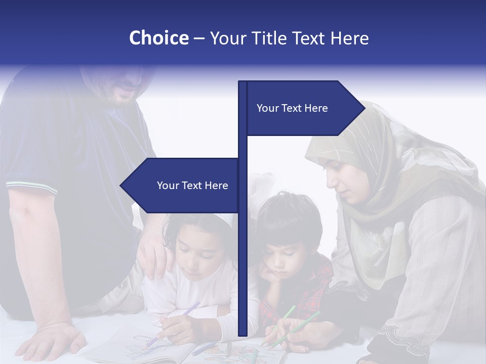 Mother Girl Creativity PowerPoint Template