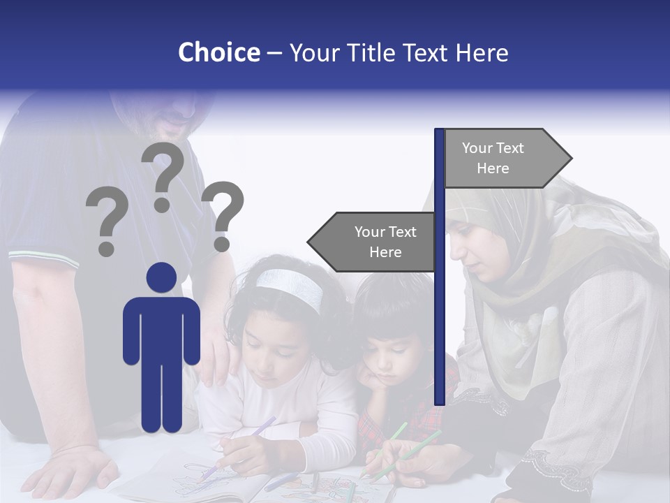 Mother Girl Creativity PowerPoint Template