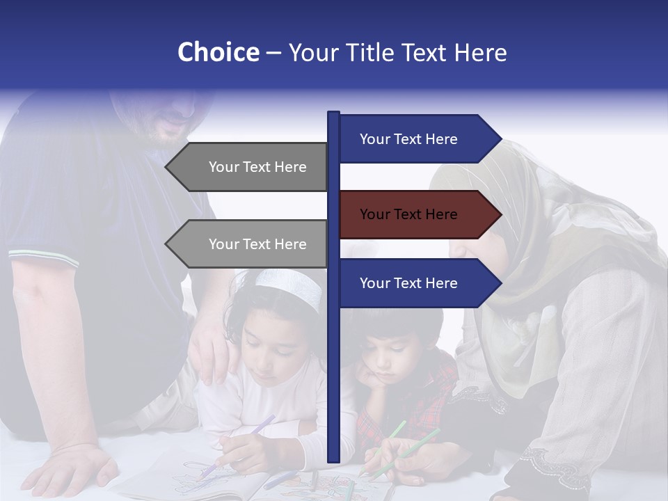 Mother Girl Creativity PowerPoint Template