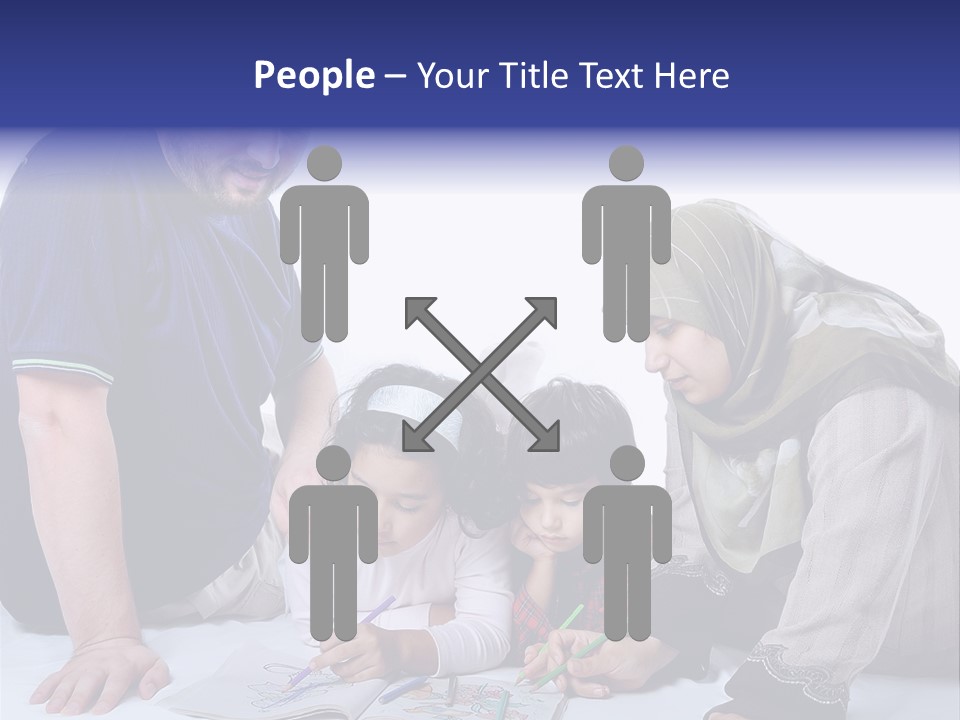 Mother Girl Creativity PowerPoint Template