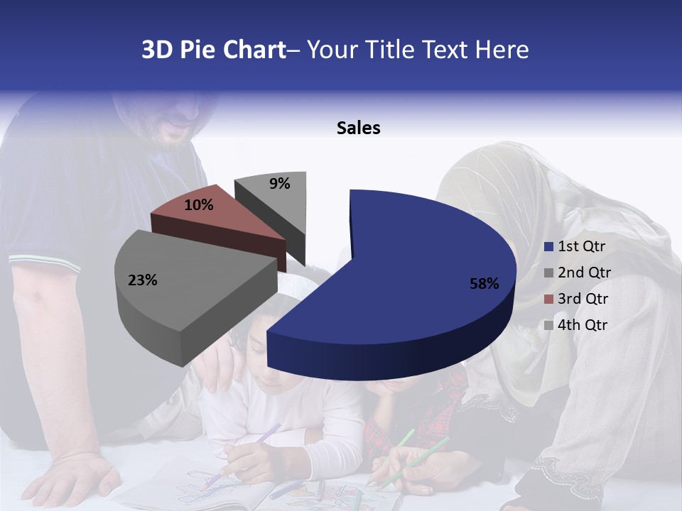 Mother Girl Creativity PowerPoint Template