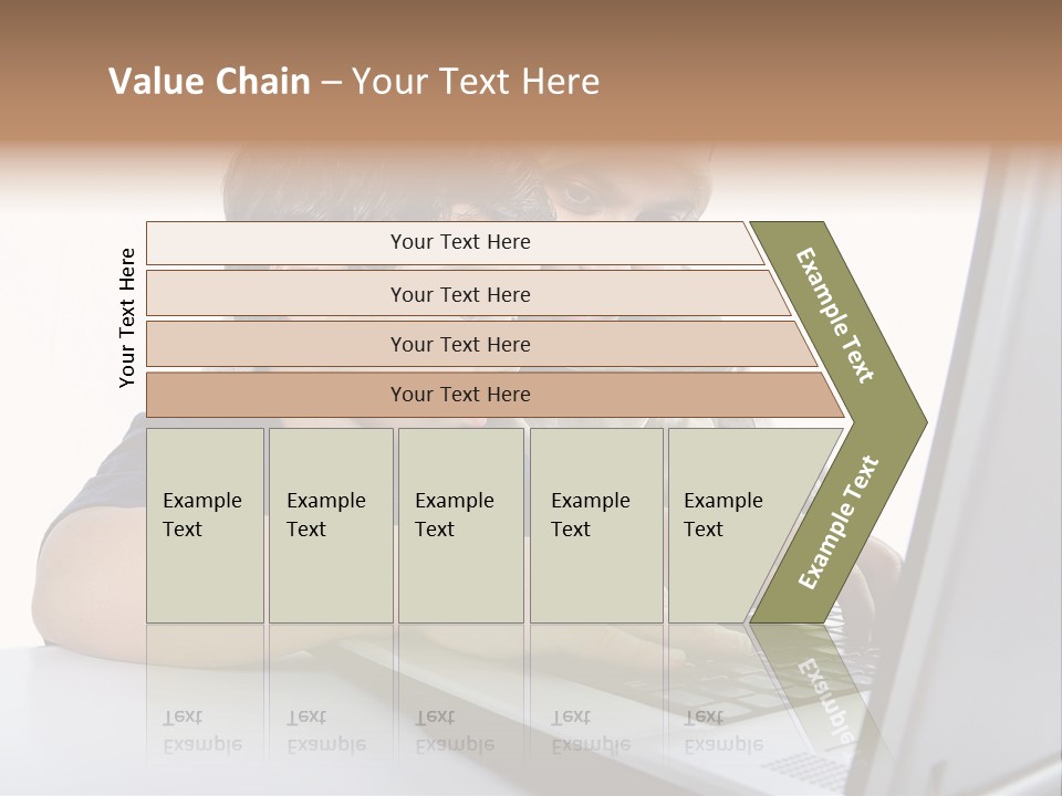 Internet Portrait School PowerPoint Template