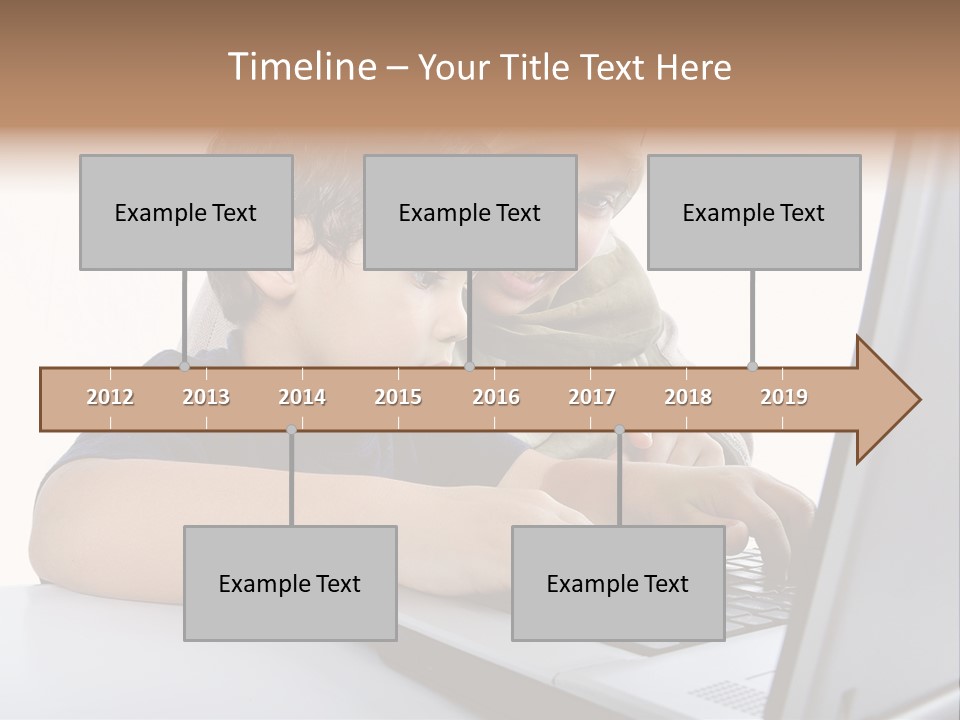 Internet Portrait School PowerPoint Template