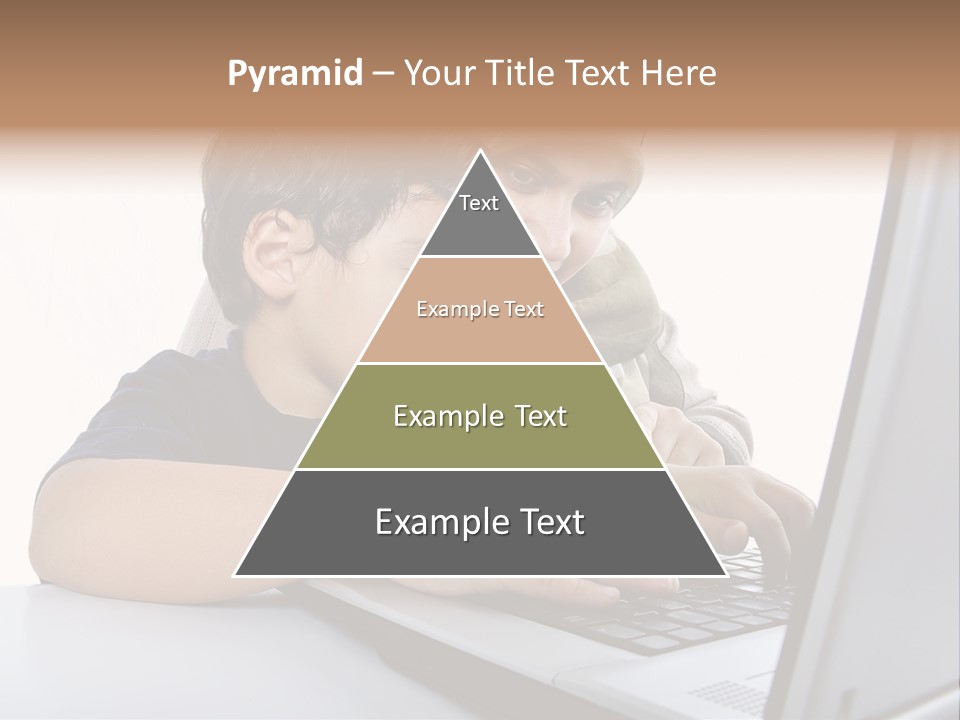 Internet Portrait School PowerPoint Template