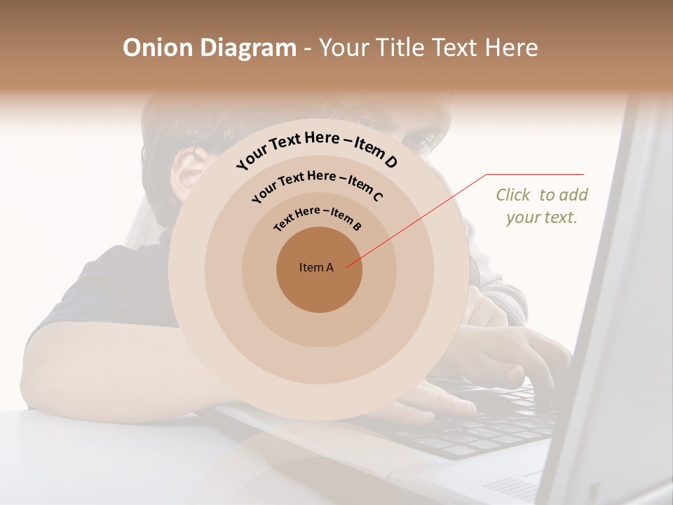 Internet Portrait School PowerPoint Template
