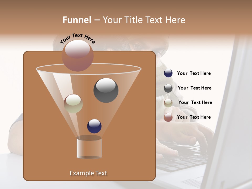 Internet Portrait School PowerPoint Template