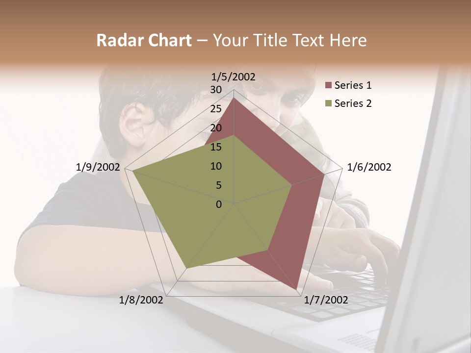 Internet Portrait School PowerPoint Template