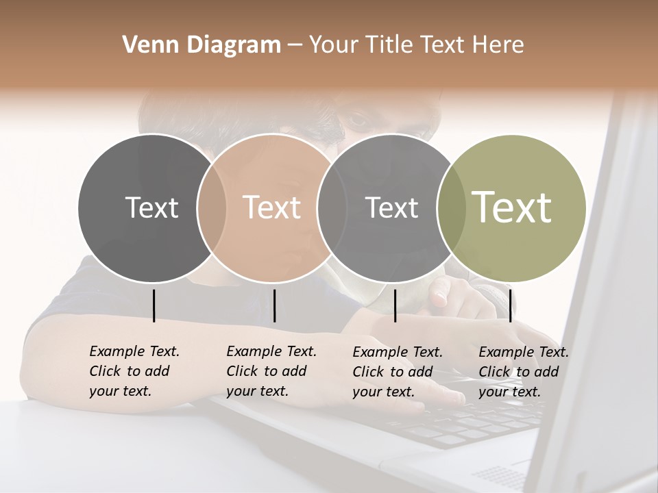 Internet Portrait School PowerPoint Template