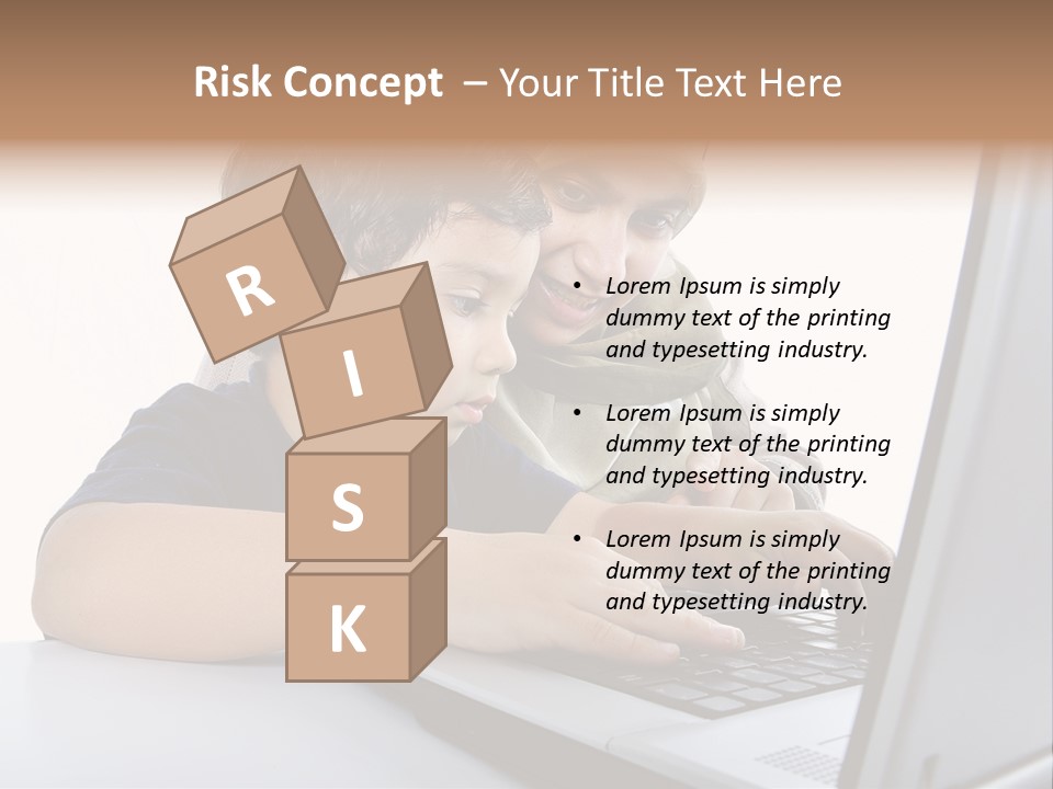 Internet Portrait School PowerPoint Template