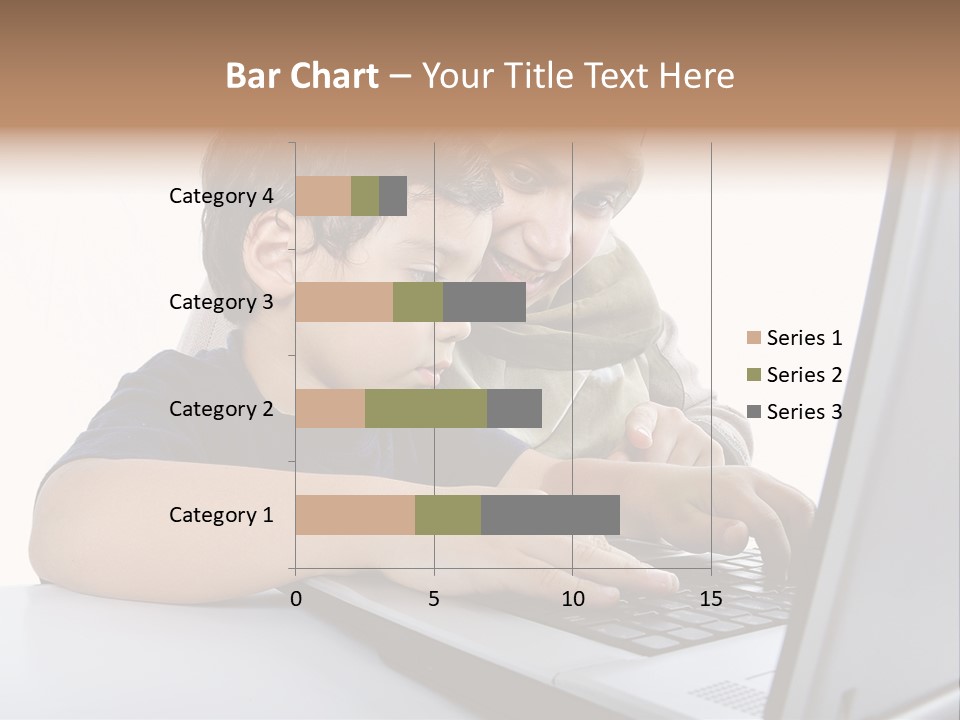 Internet Portrait School PowerPoint Template