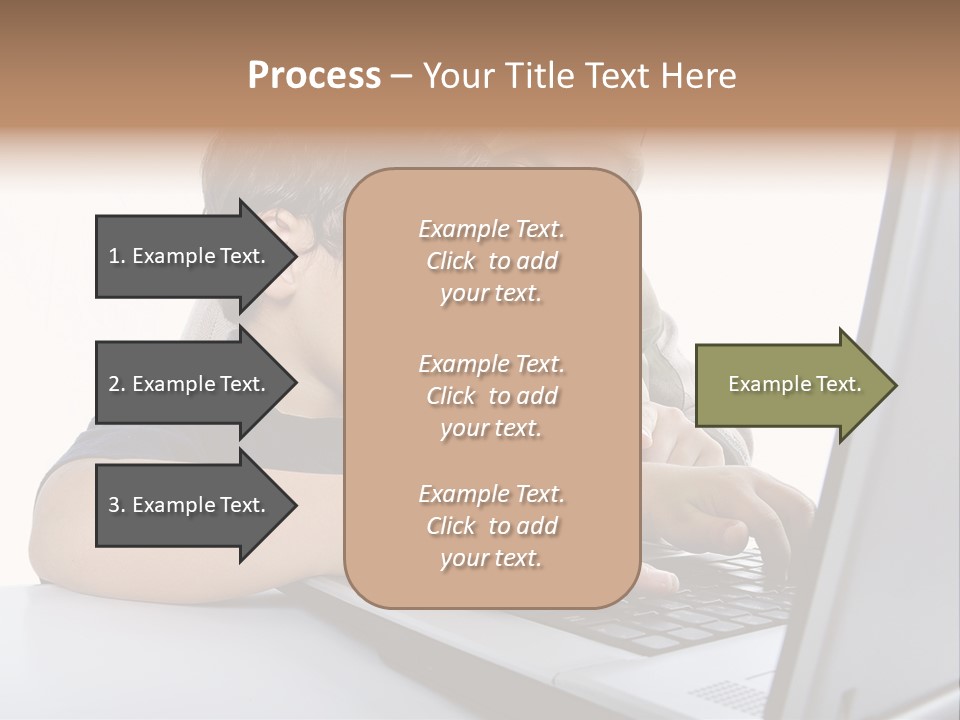 Internet Portrait School PowerPoint Template