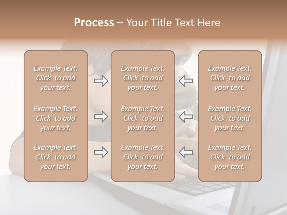 Internet Portrait School PowerPoint Template