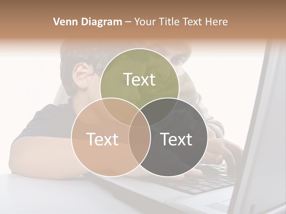 Internet Portrait School PowerPoint Template