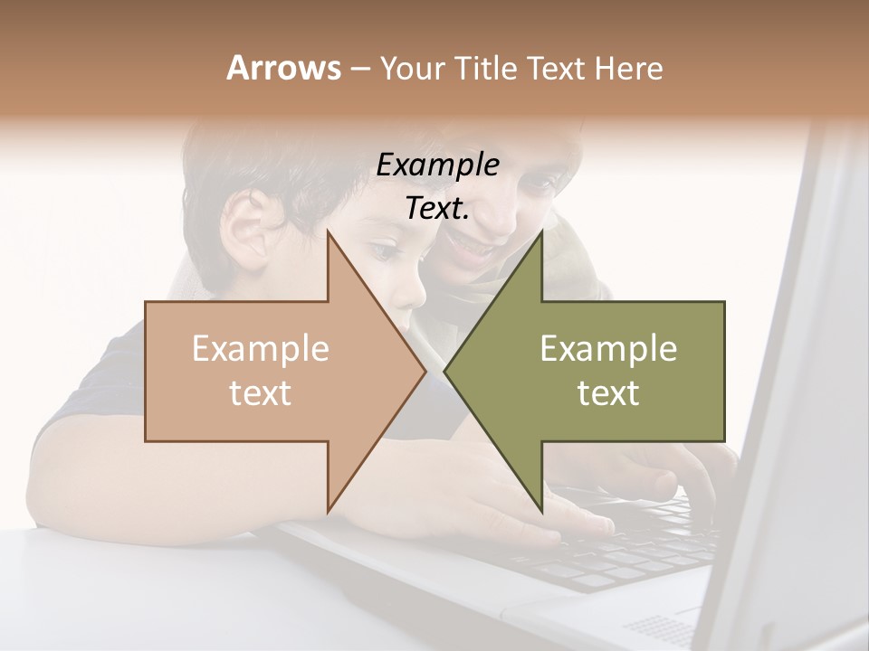 Internet Portrait School PowerPoint Template