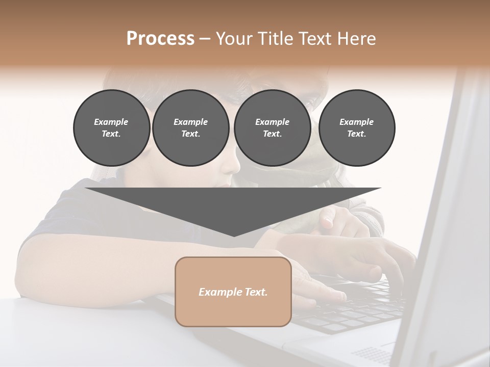 Internet Portrait School PowerPoint Template