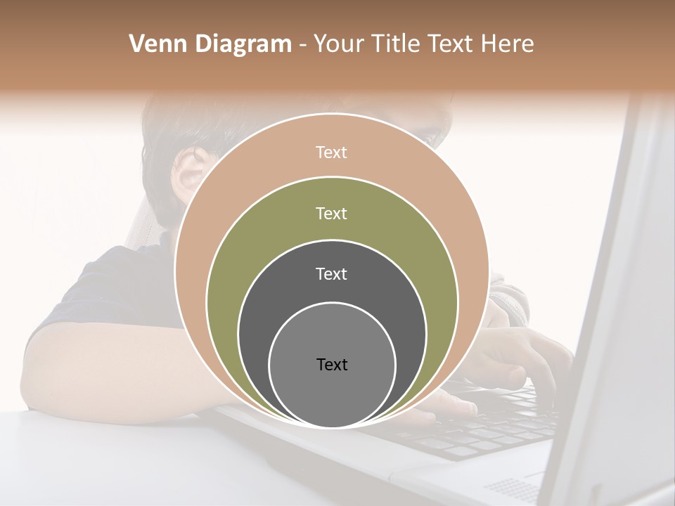 Internet Portrait School PowerPoint Template