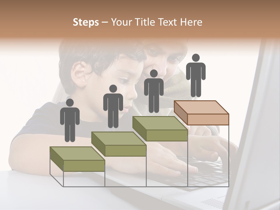 Internet Portrait School PowerPoint Template