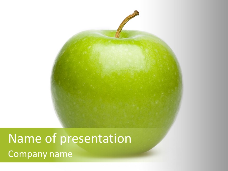 Bright White Ripe PowerPoint Template