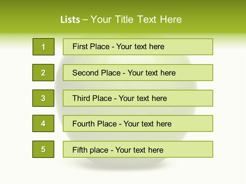 Bright White Ripe PowerPoint Template