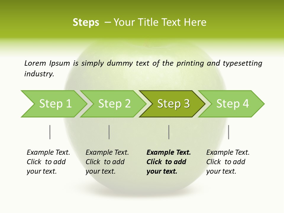 Bright White Ripe PowerPoint Template