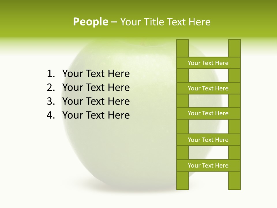 Bright White Ripe PowerPoint Template