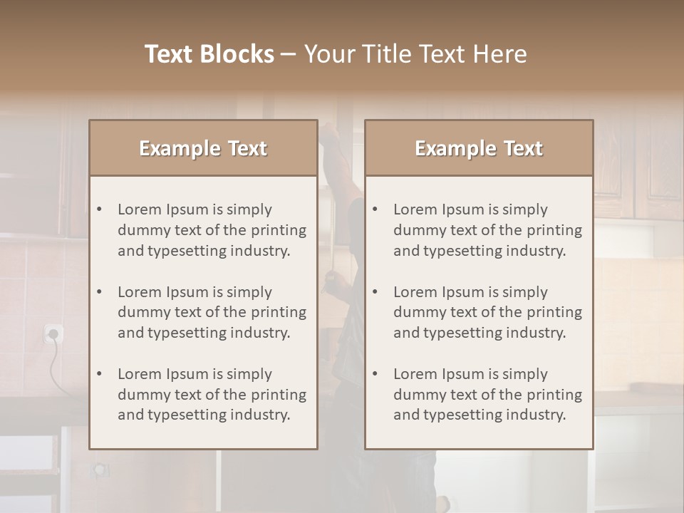 Contractor Professional Tools PowerPoint Template