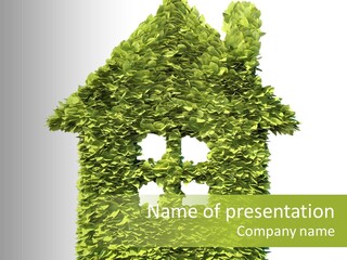 Housing Plant Recycling PowerPoint Template