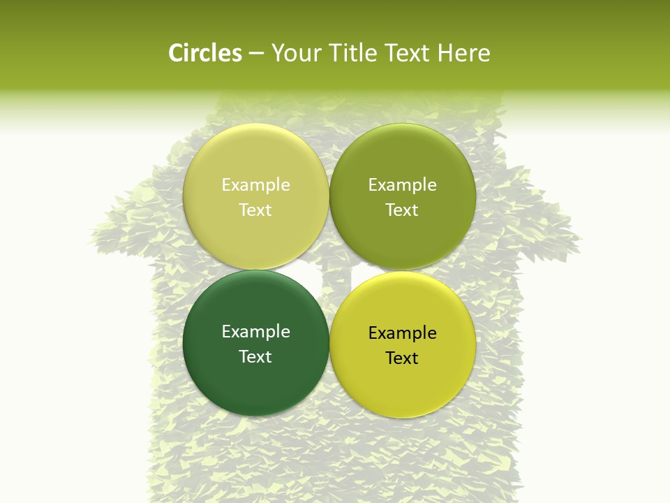 Housing Plant Recycling PowerPoint Template