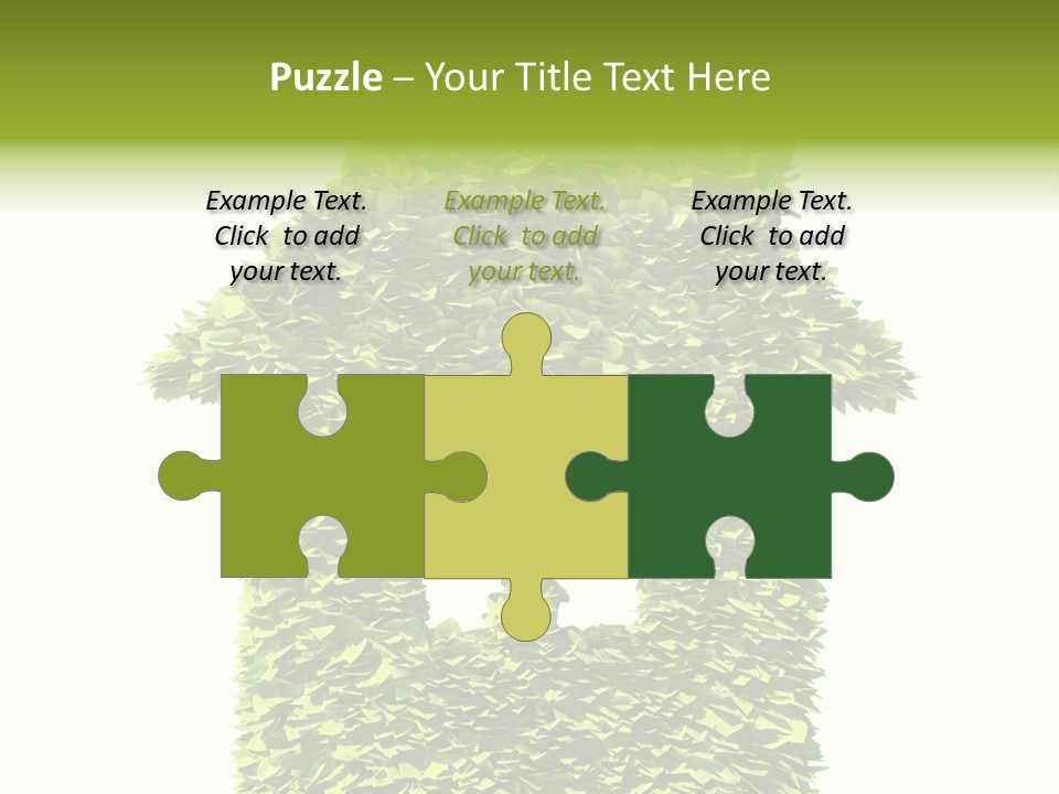 Housing Plant Recycling PowerPoint Template