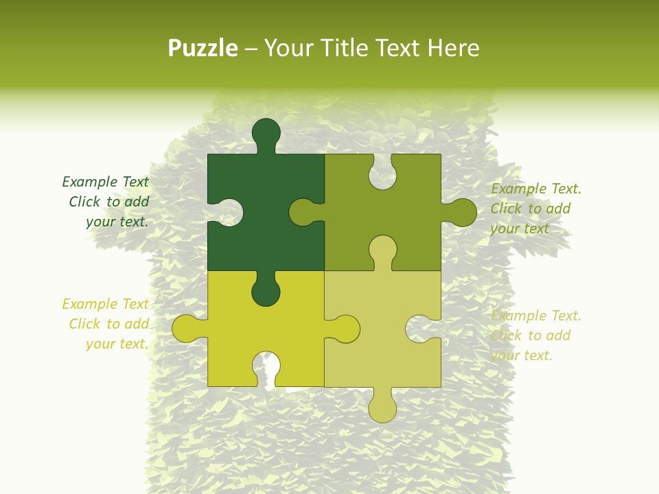 Housing Plant Recycling PowerPoint Template