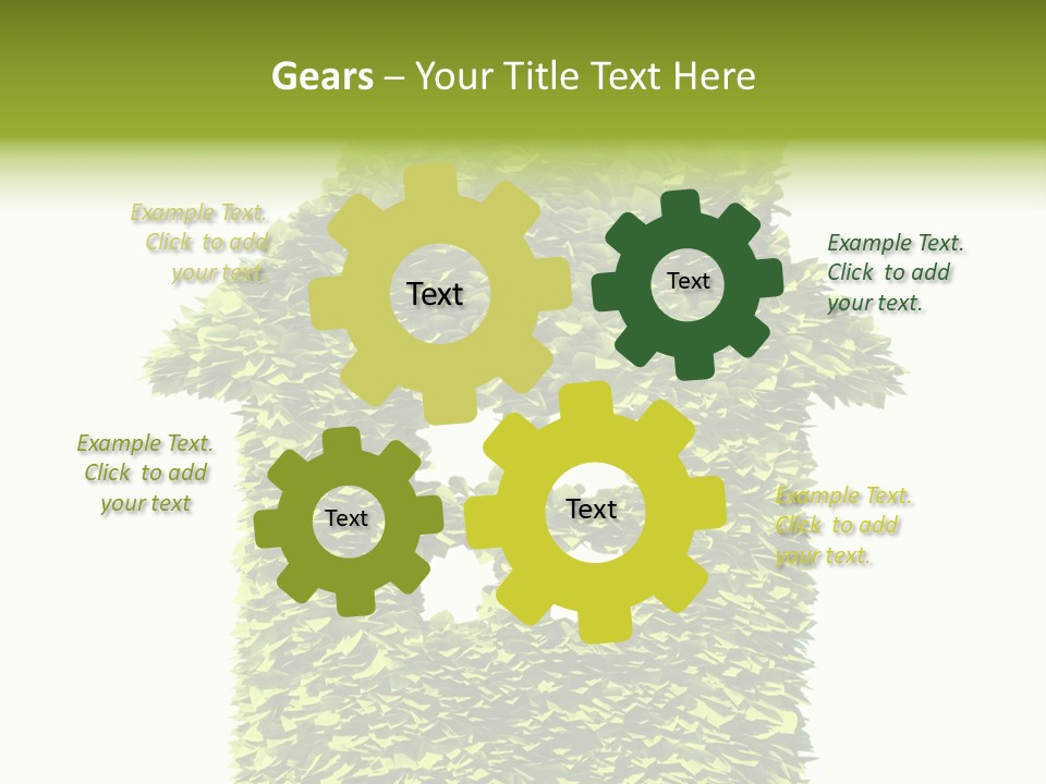 Housing Plant Recycling PowerPoint Template