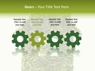 Housing Plant Recycling PowerPoint Template