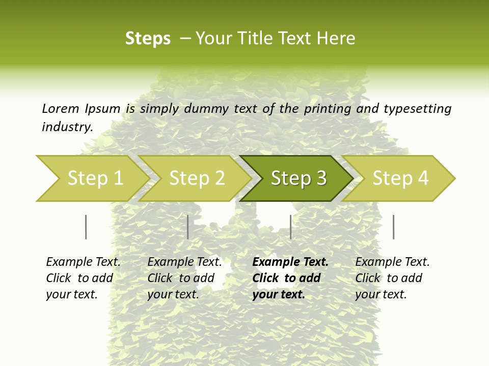 Housing Plant Recycling PowerPoint Template