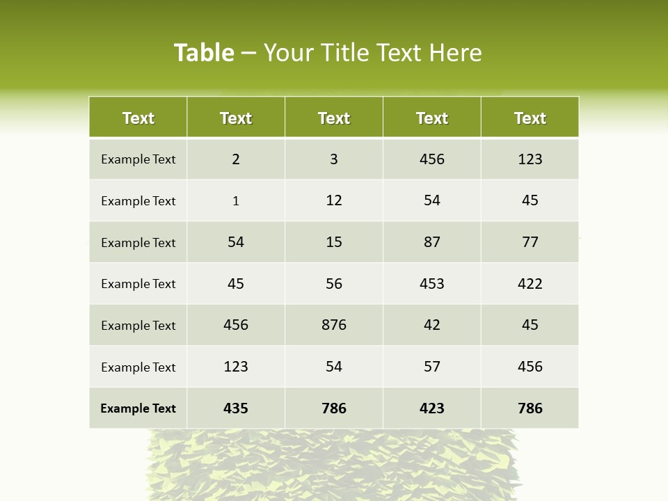 Housing Plant Recycling PowerPoint Template