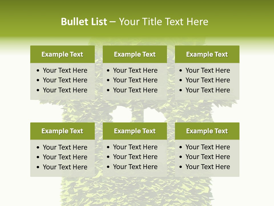 Housing Plant Recycling PowerPoint Template