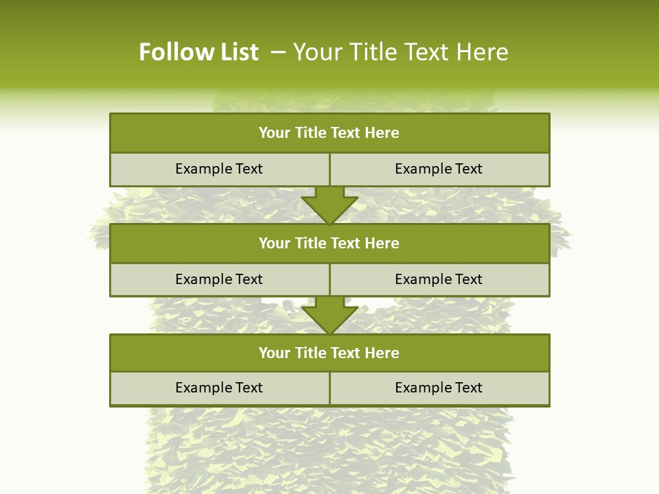 Housing Plant Recycling PowerPoint Template
