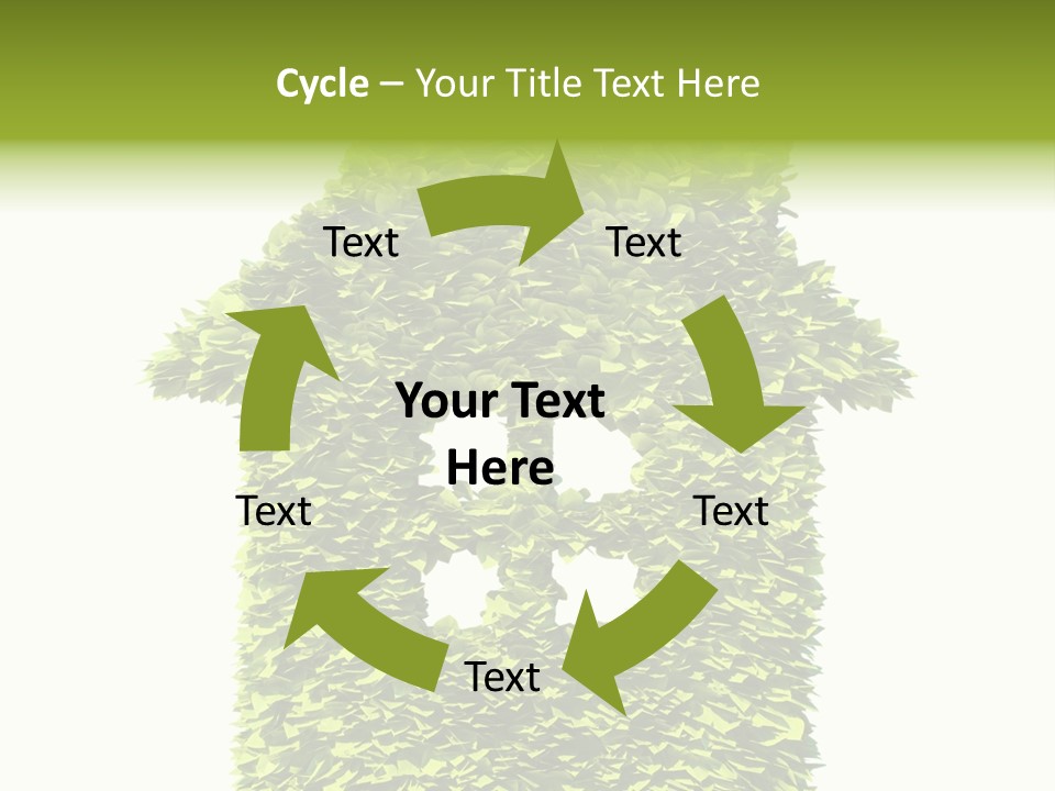 Housing Plant Recycling PowerPoint Template