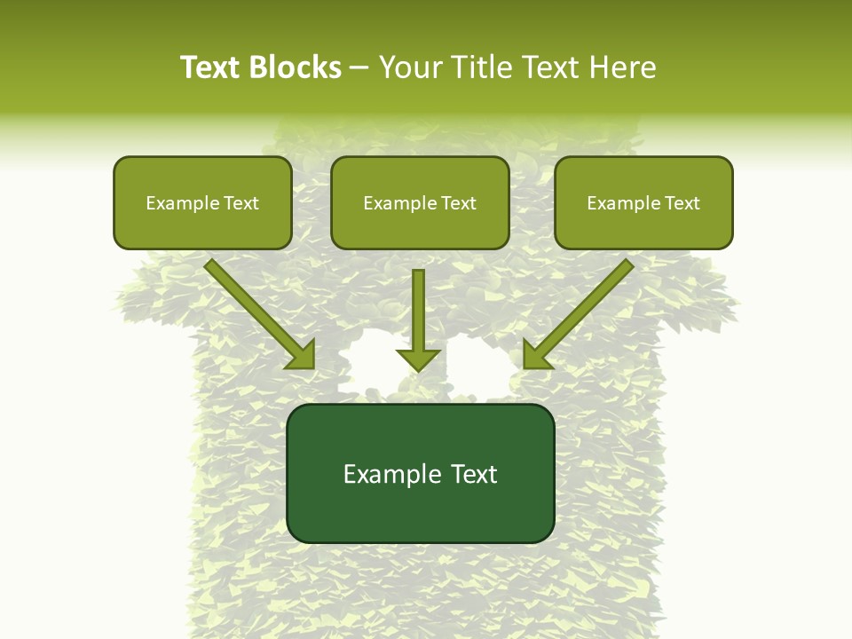 Housing Plant Recycling PowerPoint Template
