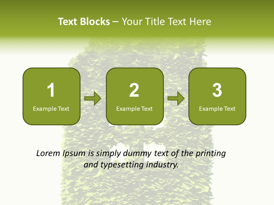Housing Plant Recycling PowerPoint Template