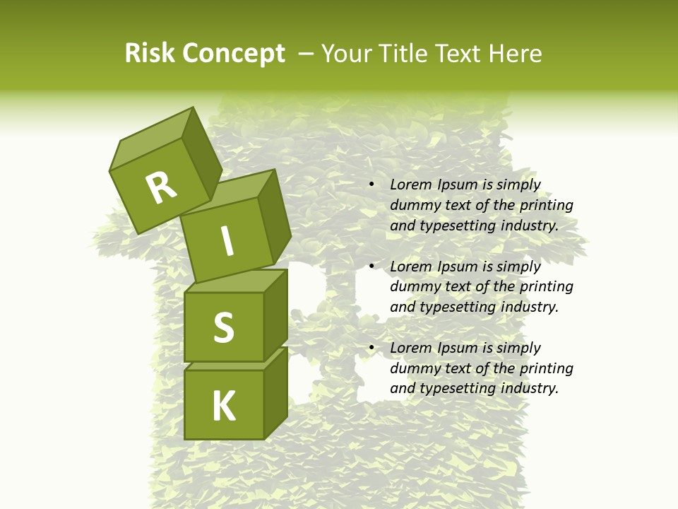 Housing Plant Recycling PowerPoint Template