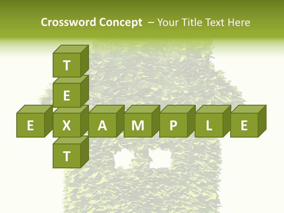 Housing Plant Recycling PowerPoint Template