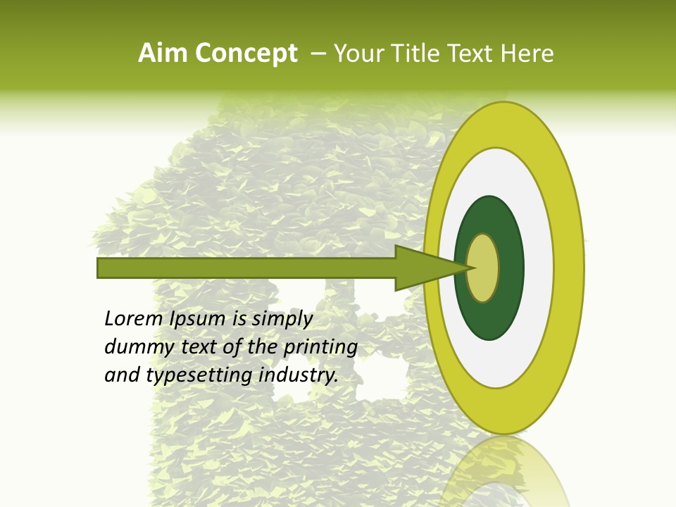 Housing Plant Recycling PowerPoint Template